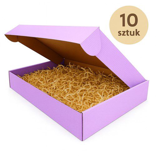 Karton fasonowy NEOPAK 335x295x58 mm Fioletowy fala E 420 g/m2 10 szt.