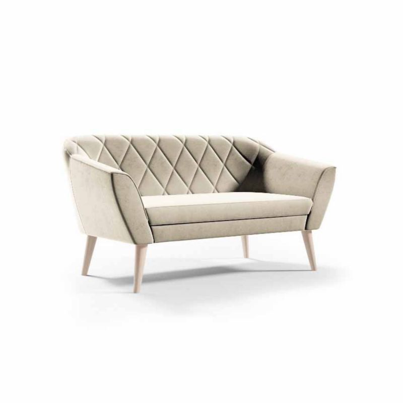 Sofa Bettso Viva 2 140 cm z miękkim oparciem beżowy 1szt.