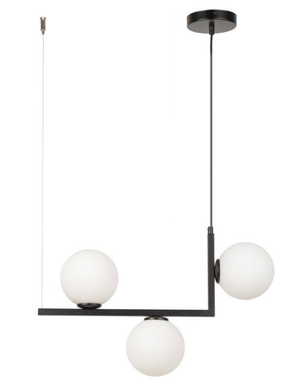 Lampa wisząca Sigma Lighting Andy 4209 czarno-biała dekoracyjna 3xG9 x 1 szt.