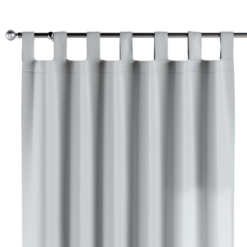 Zasłona na szelkach 1 szt. 130 x 260 cm Dekoria gołębi srebrny z połyskiem 1 szt.