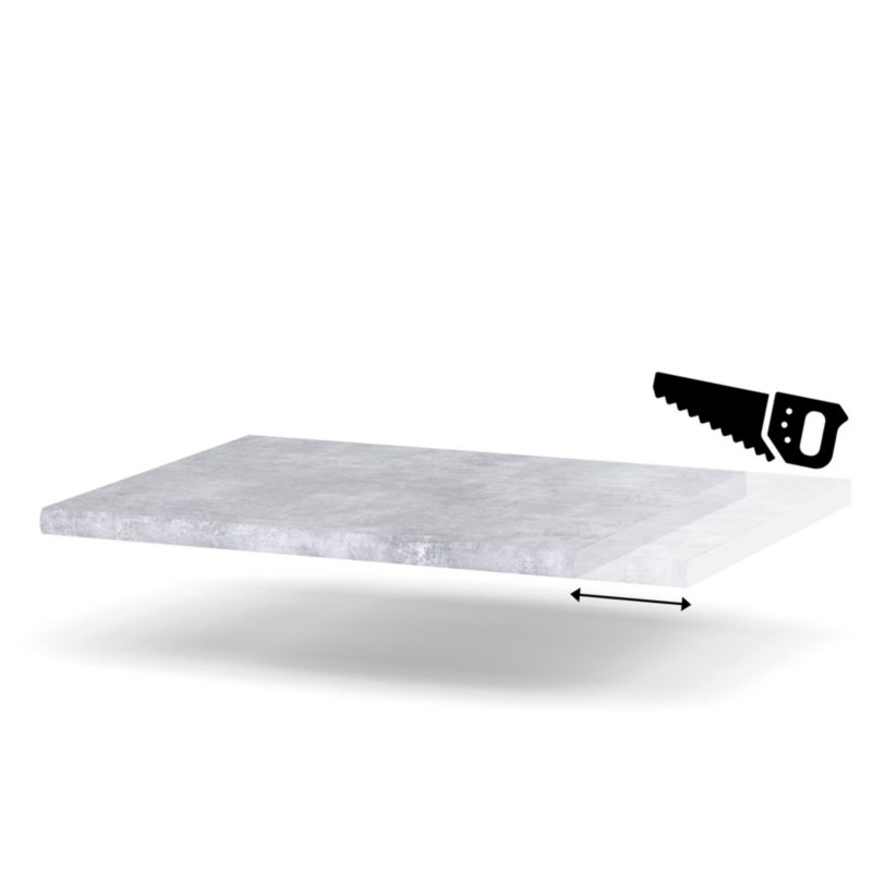 Blat Kuchenny Hurtownia-Mebli 28mm Blande 50-59 59cm Beton 59x60x cm 1szt.