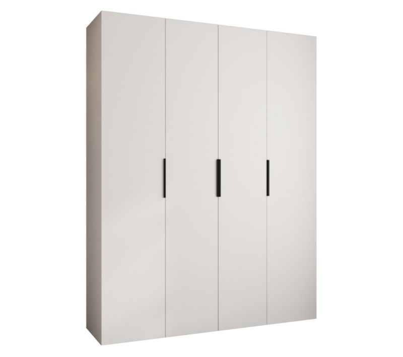 Szafa uchylna Garderoba COMO 4 190 (biały/czarny)