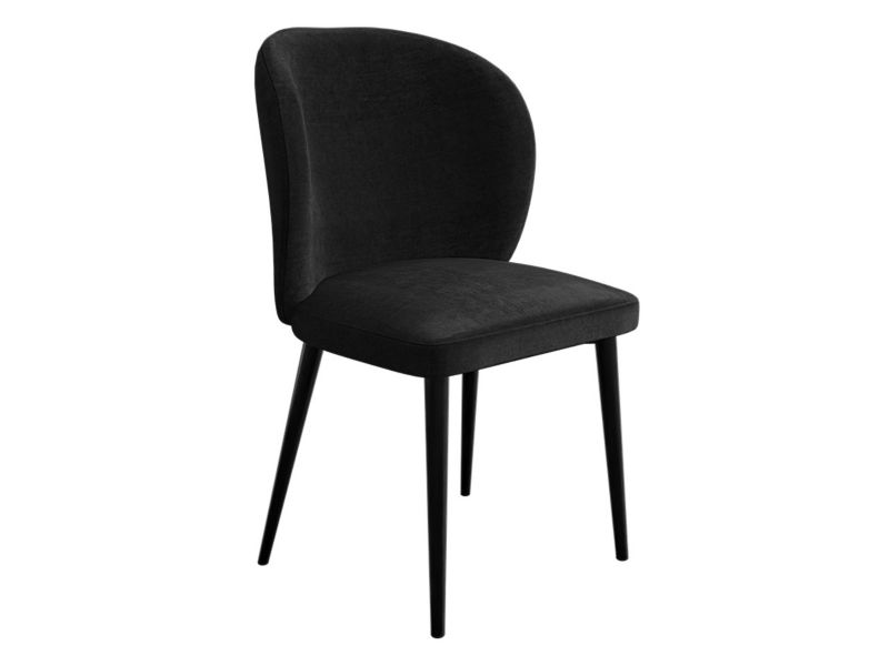 Krzesło MIRJAN 24 tapicerowane Cleo czarny czarny 1 szt.