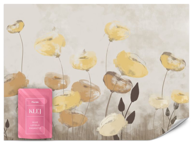 Fototapeta Muralo Łąka Maków 400x280 cm 1szt.