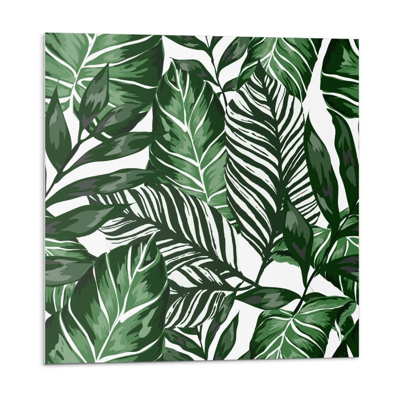 Kafelki samoprzylepne Wallfluent 30x30 cm Wzór z liści tropikalnych 9 szt.