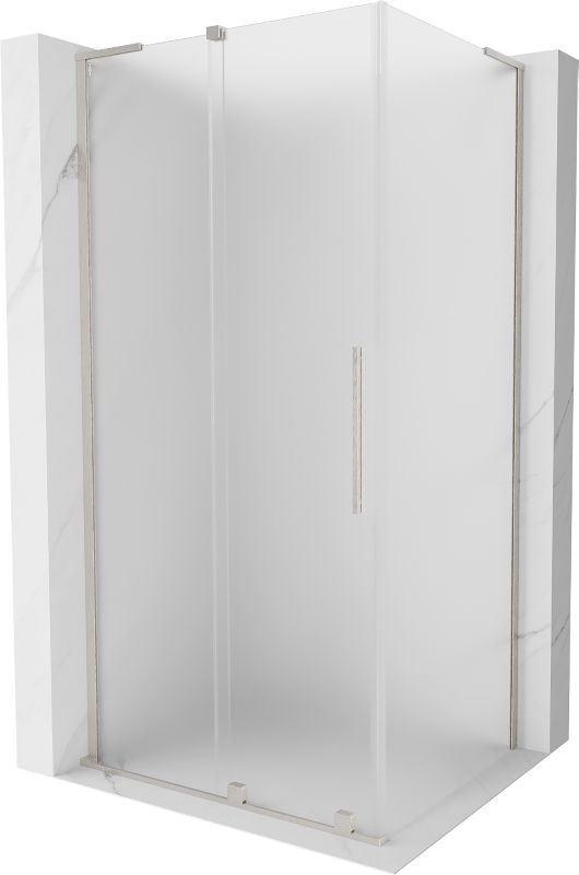 Kabina prysznicowa Mexen Velar L rozsuwana 90 x 100 cm szron nikiel szczotkowany 1 szt.