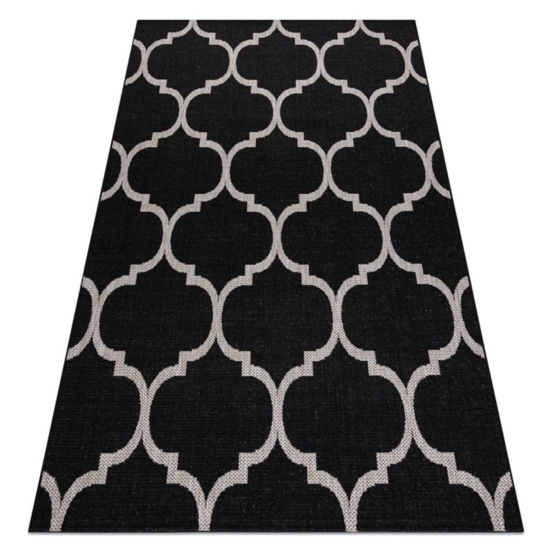 Dywan zewnętrzny Floorlux RugsX 80x150 cm czarny DEV1417 1 szt.