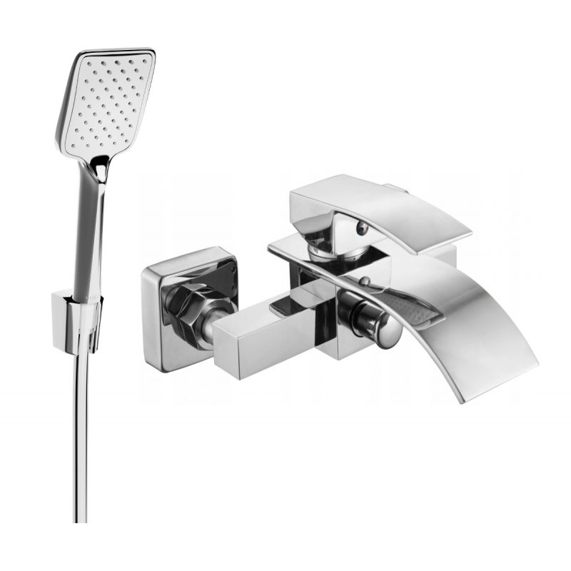 Bateria wannowa z zestawem prysznicowym Mexen Aries chrom 74483R62-00 1 szt.