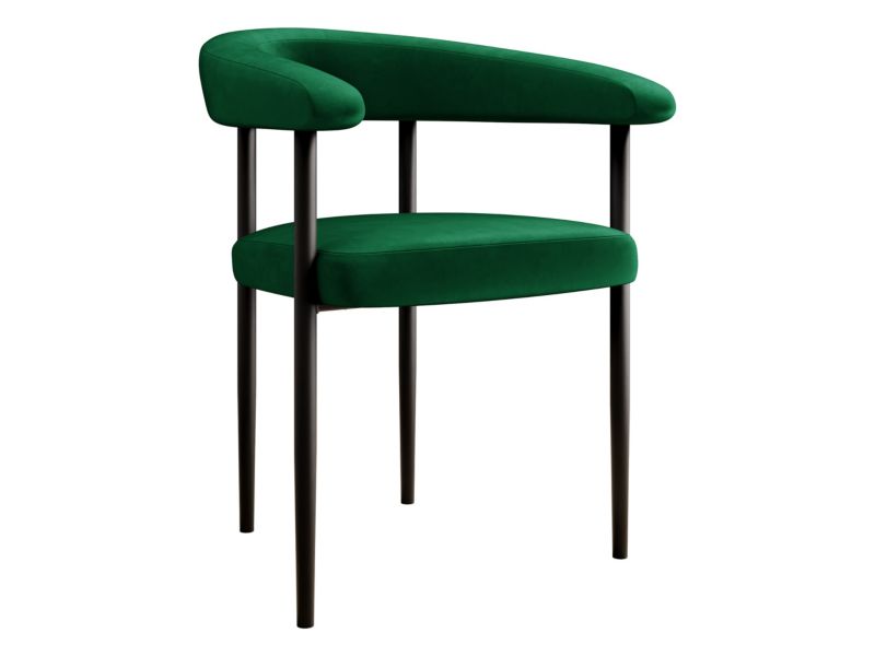 Krzesło MIRJAN 24 tapicerowane Aria butelkowa zieleń 1 szt.