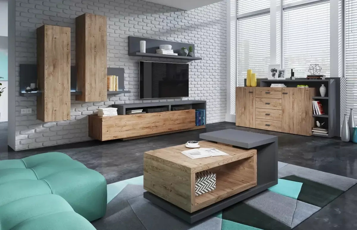 Zestaw mebli pokojowych TABU dąb Ribbeck