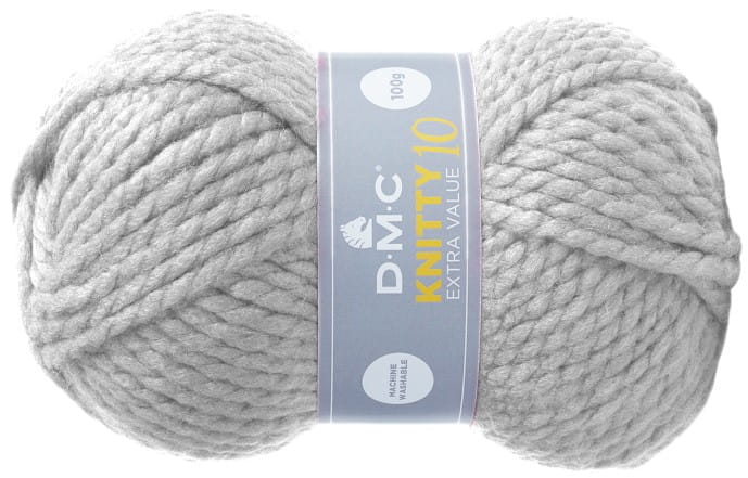 WŁÓCZKA DMC KNITTY 10 kol. 814 / jasny popielaty