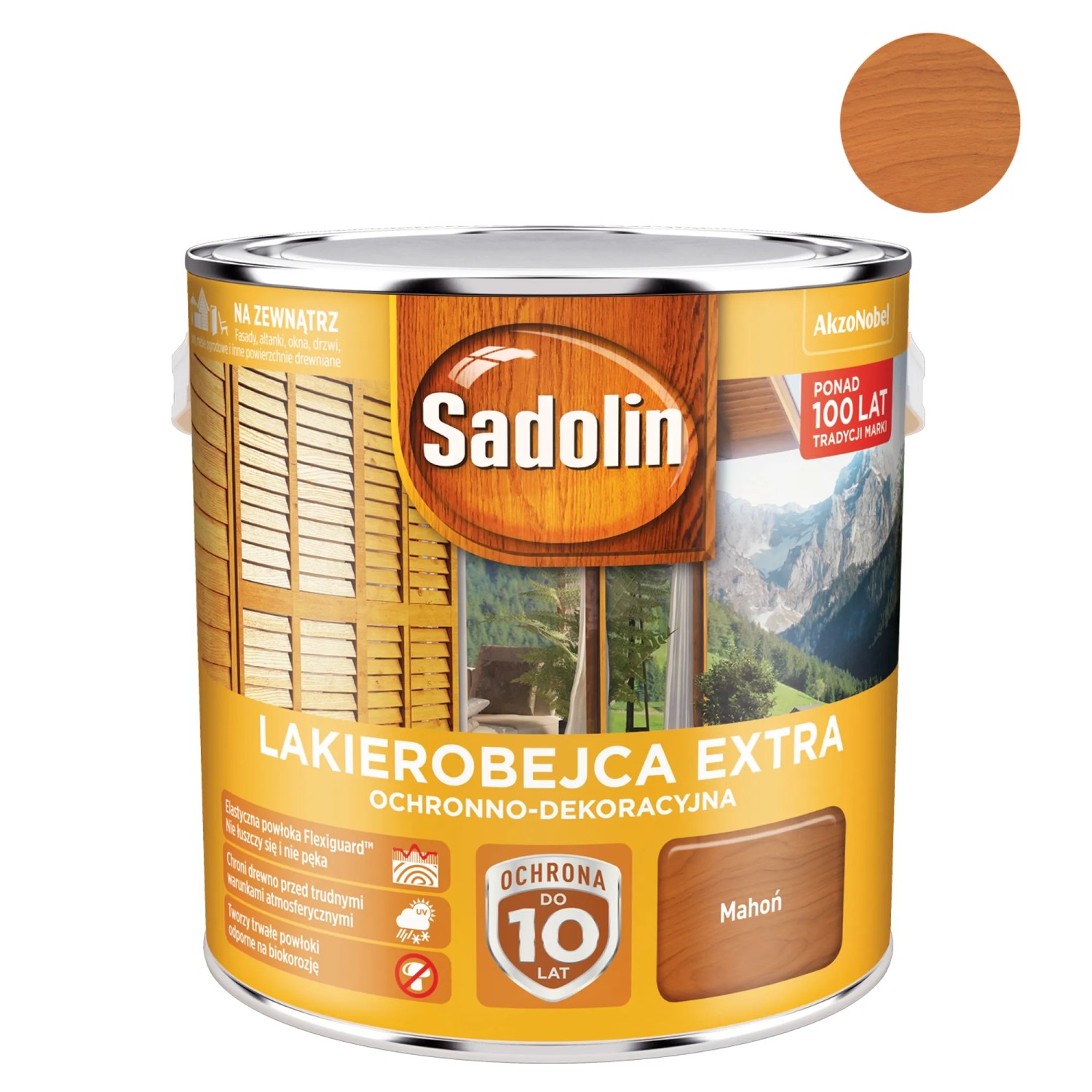 Sadolin Lakierobejca Extra mahoń 2,5 l