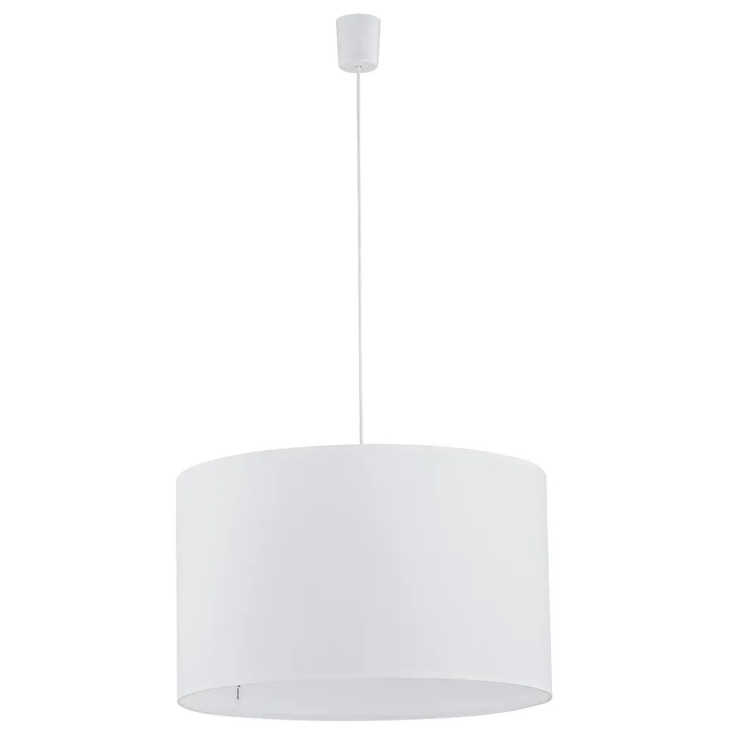 TK Lighting Lampa wisząca RONDO śr. 30 cm biała E27
