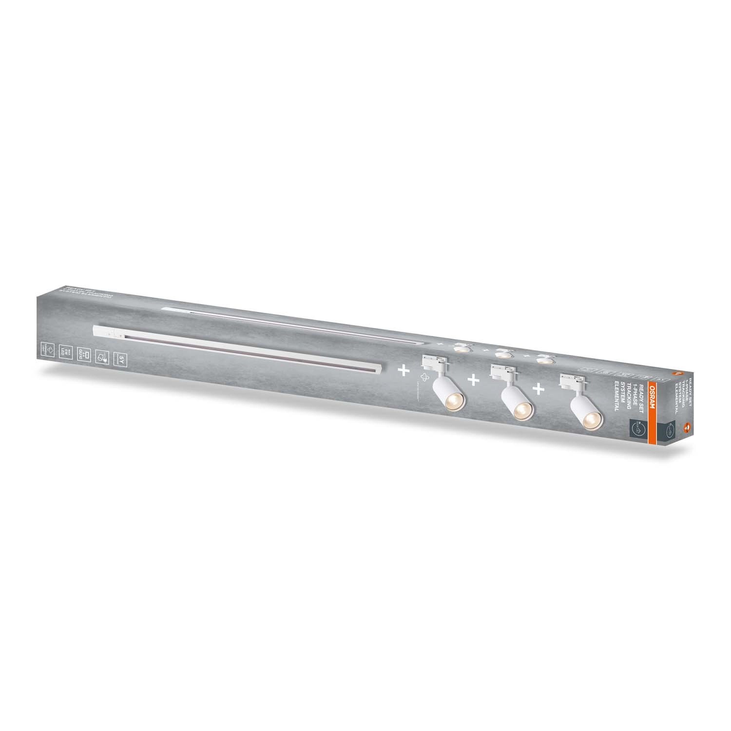 Osram Zestaw szynowy 3xGU10 max. 6W LED 1m biały