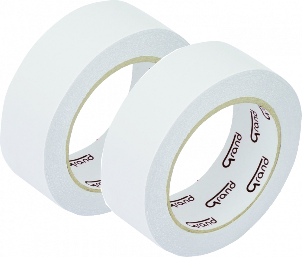 2x Taśma dwustronna Grand, 38mm x 25m, biały
