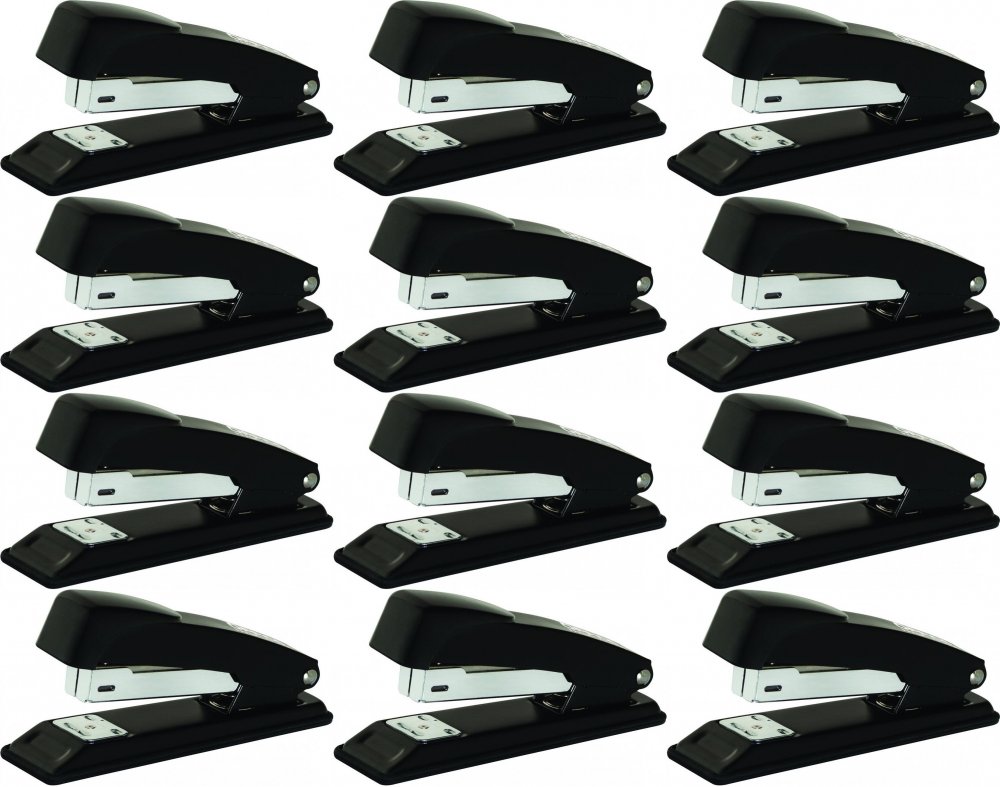 12x Zszywacz biurowy Office Products, do 30 kartek, czarny