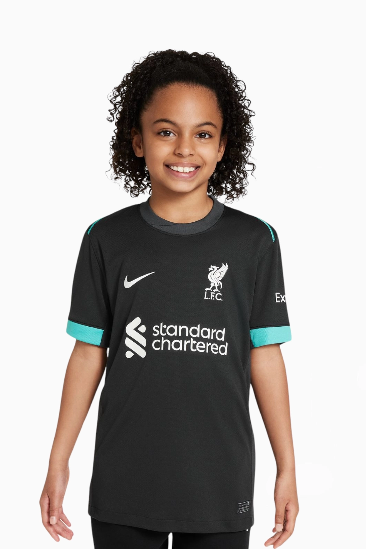 Koszulka Nike Liverpool FC 24/25 Wyjazdowa Stadium Junior - Czarny