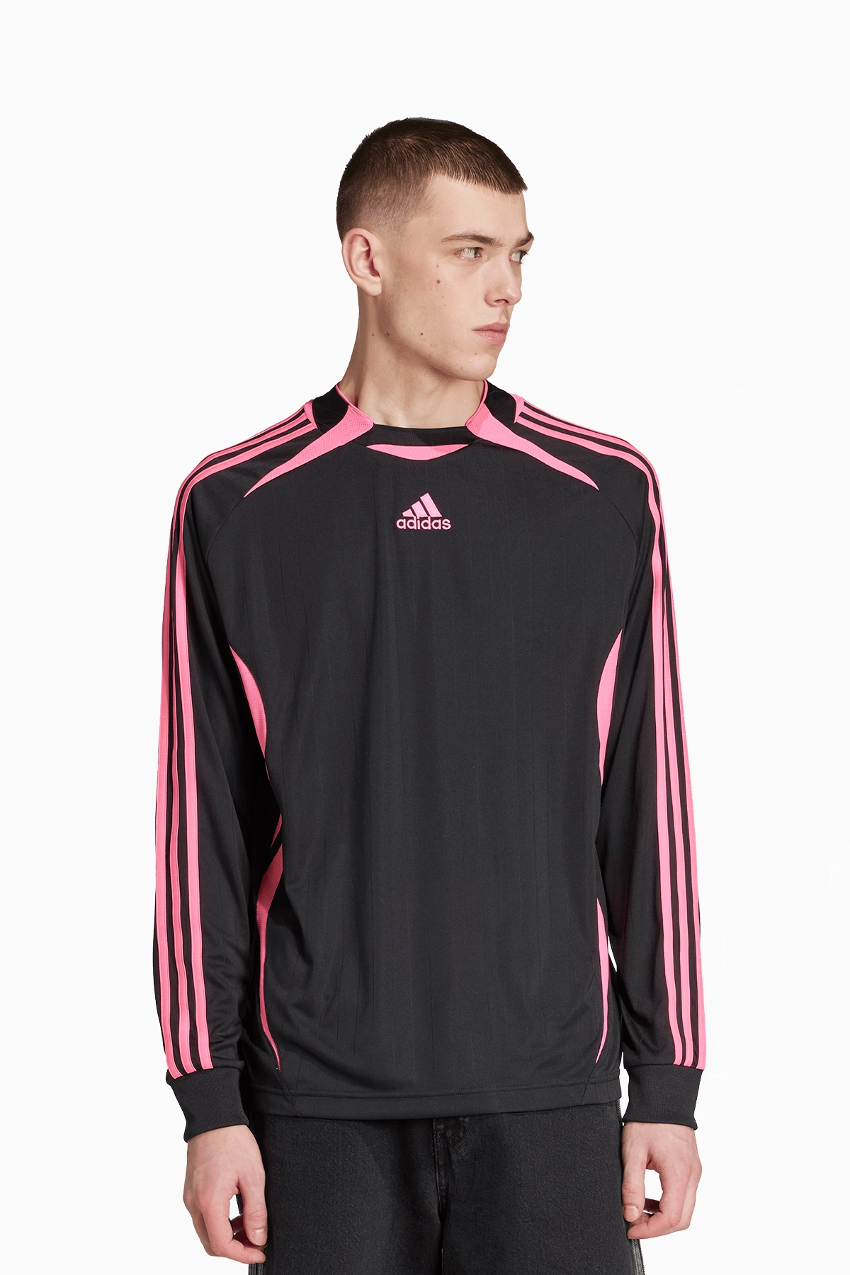 Koszulka z długim rękawem adidas Teamgeist Adicolor - Czarny