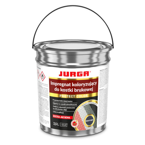 Impregnat koloryzujący do kostki Protect Color 2,5L Grafitowy Jurga