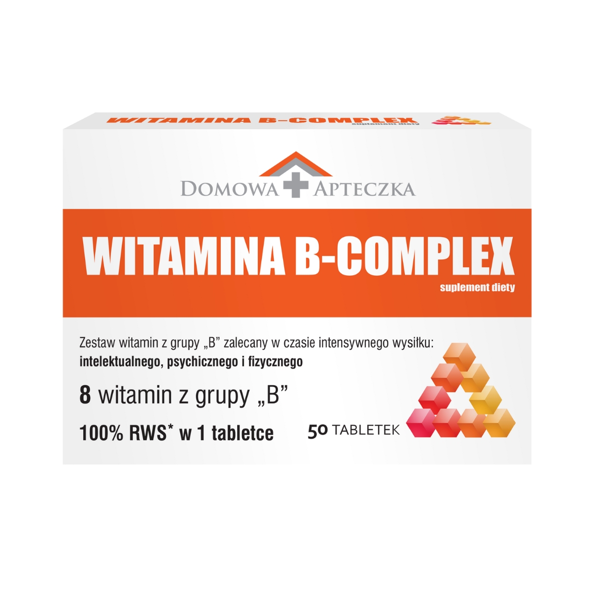 Domowa apteczka witamina b-complex, 50 tabletek