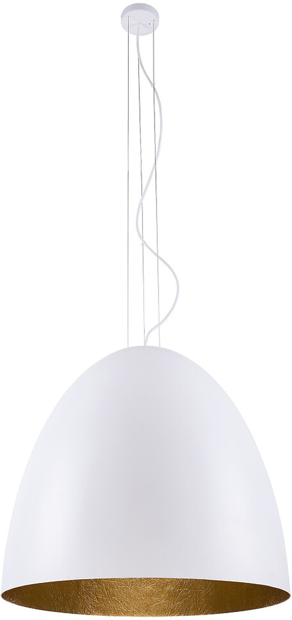 Nowodvorski Lighting Egg lampa wisząca 5x25W biały/złoty 9023