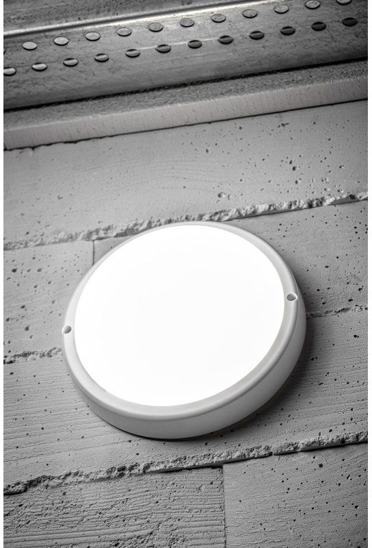 GTV Kodo plafon 1x12 W biały LD-KD12WOK-NB