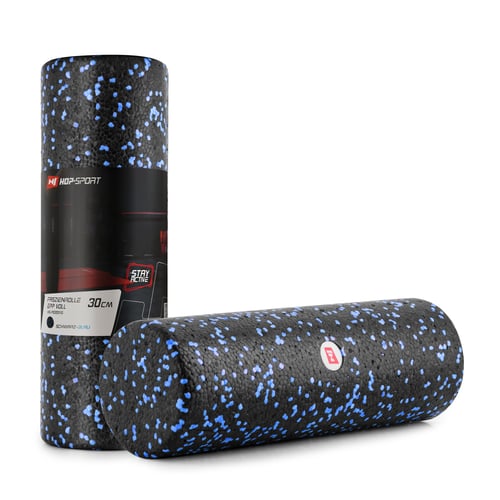 Wałek roller do masażu EPP pełny 30cm niebieski