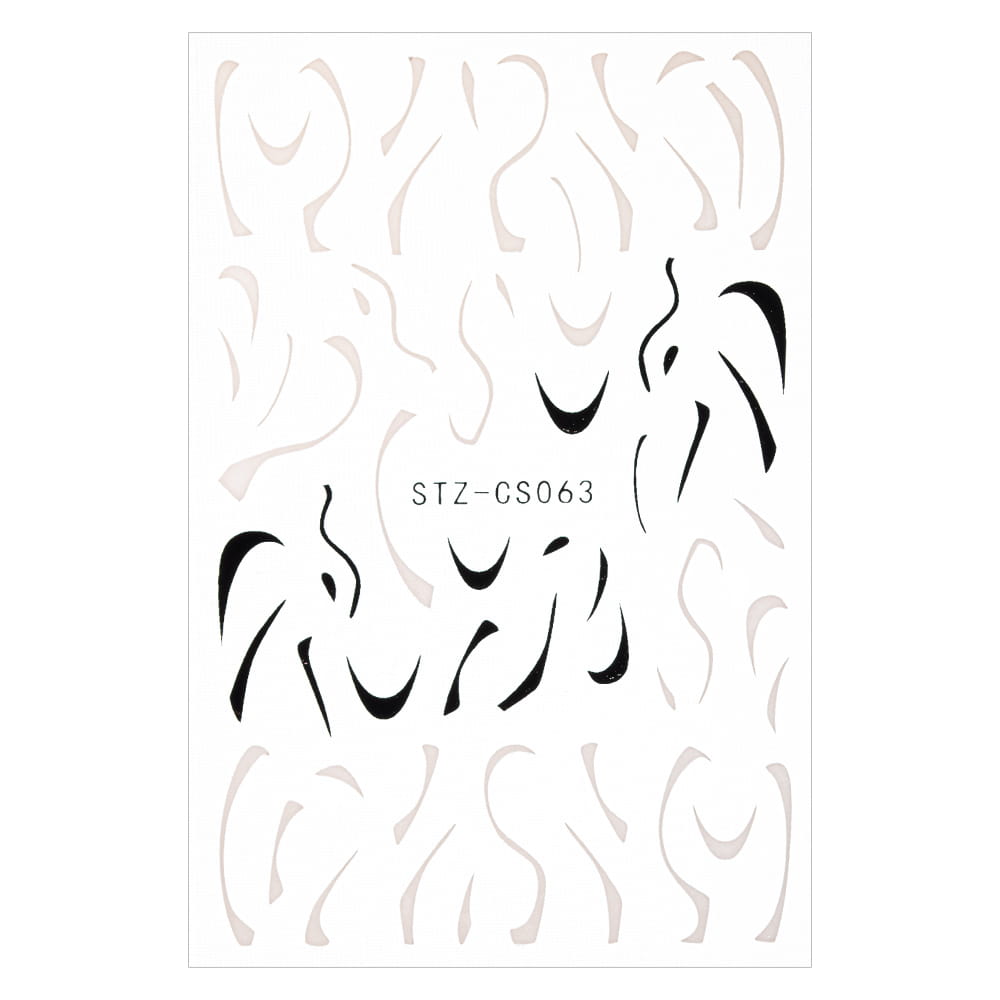 Naklejki do paznokci samoprzylepne wzory STZ-CS063