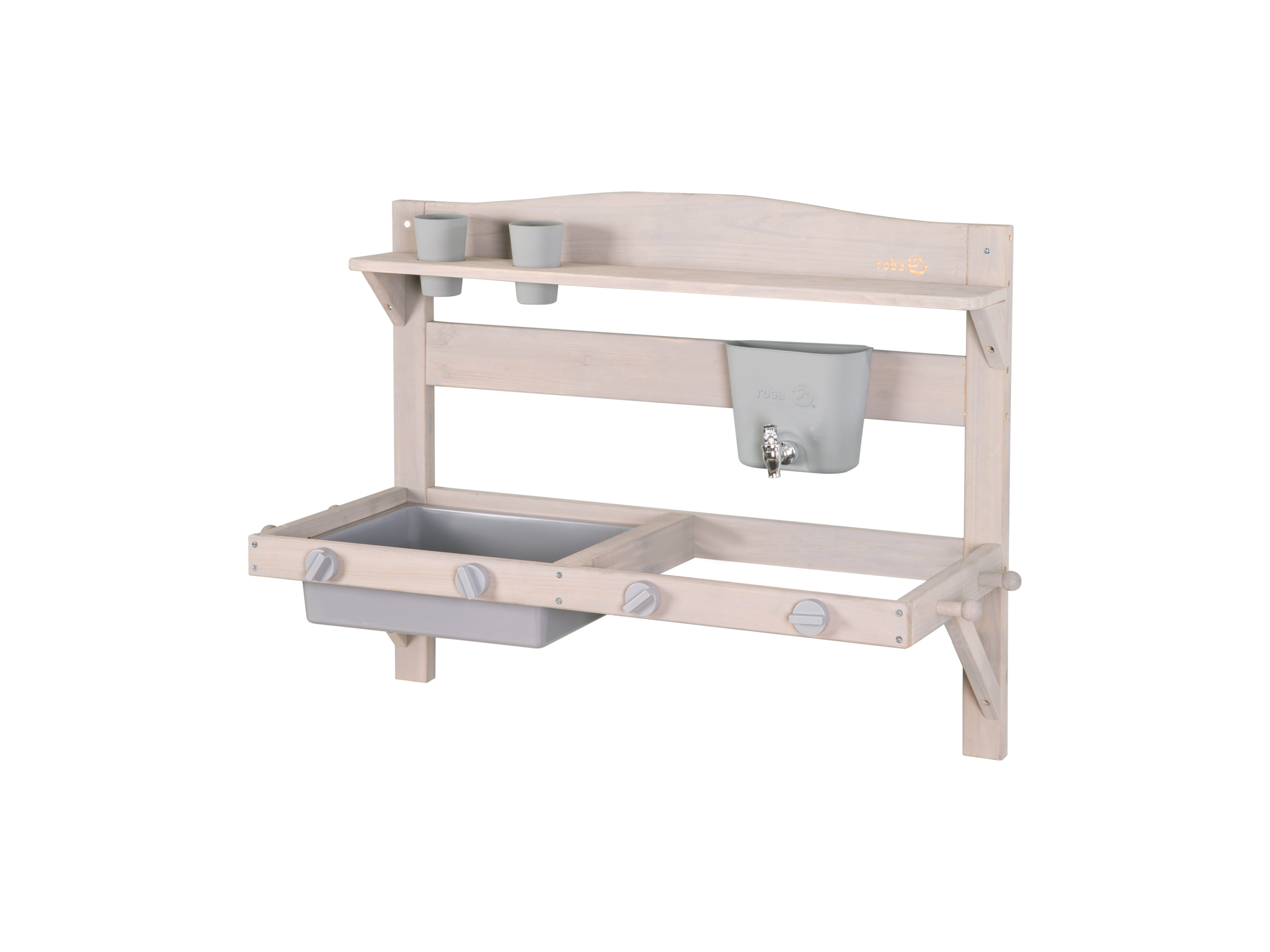 roba Kuchnia błotna i do zabawy, wisząca 85x35x65, Szary