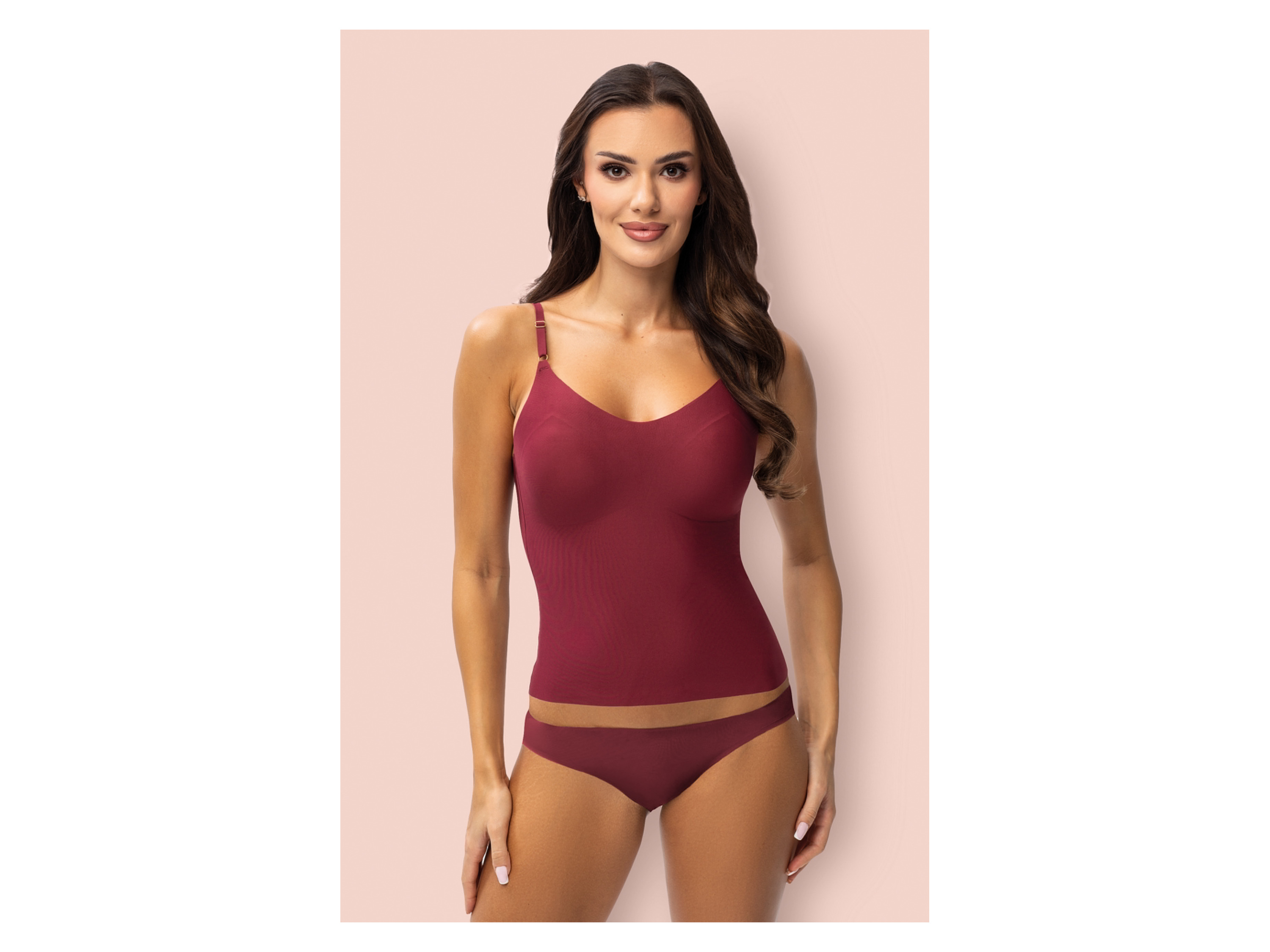 Gatta Top damski Bordowy, L