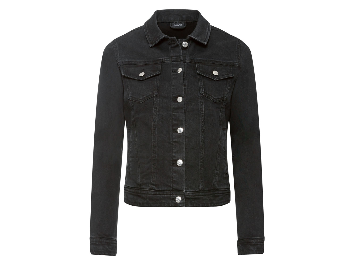 esmara Kurtka jeansowa damska 36, Czarny