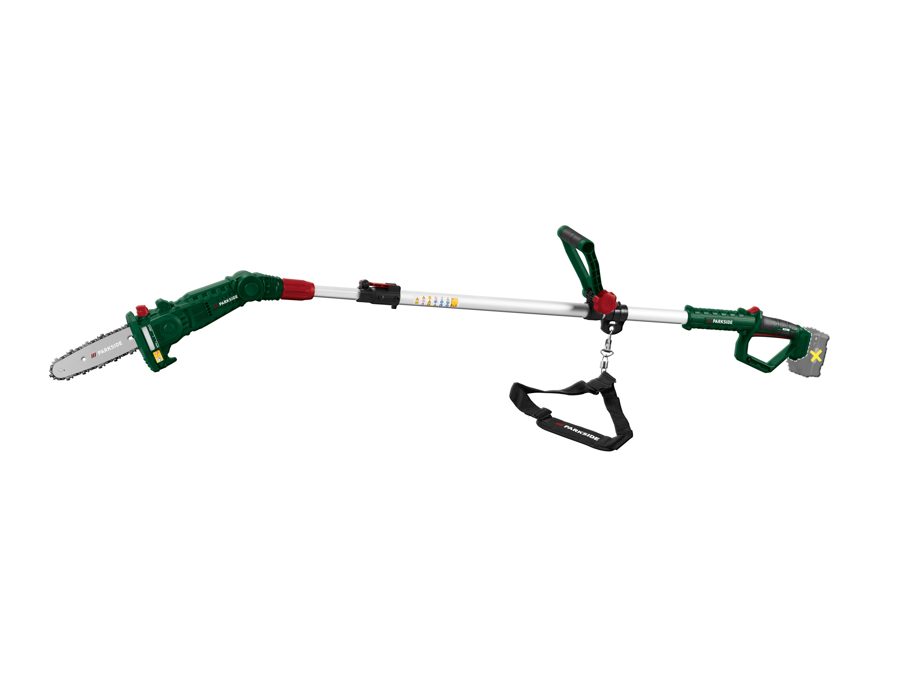 Parkside Akumulatorowa podkrzesywarka teleskopowa, 20 V, Pahe 20-Li E5 bez akumulatora i ładowarki