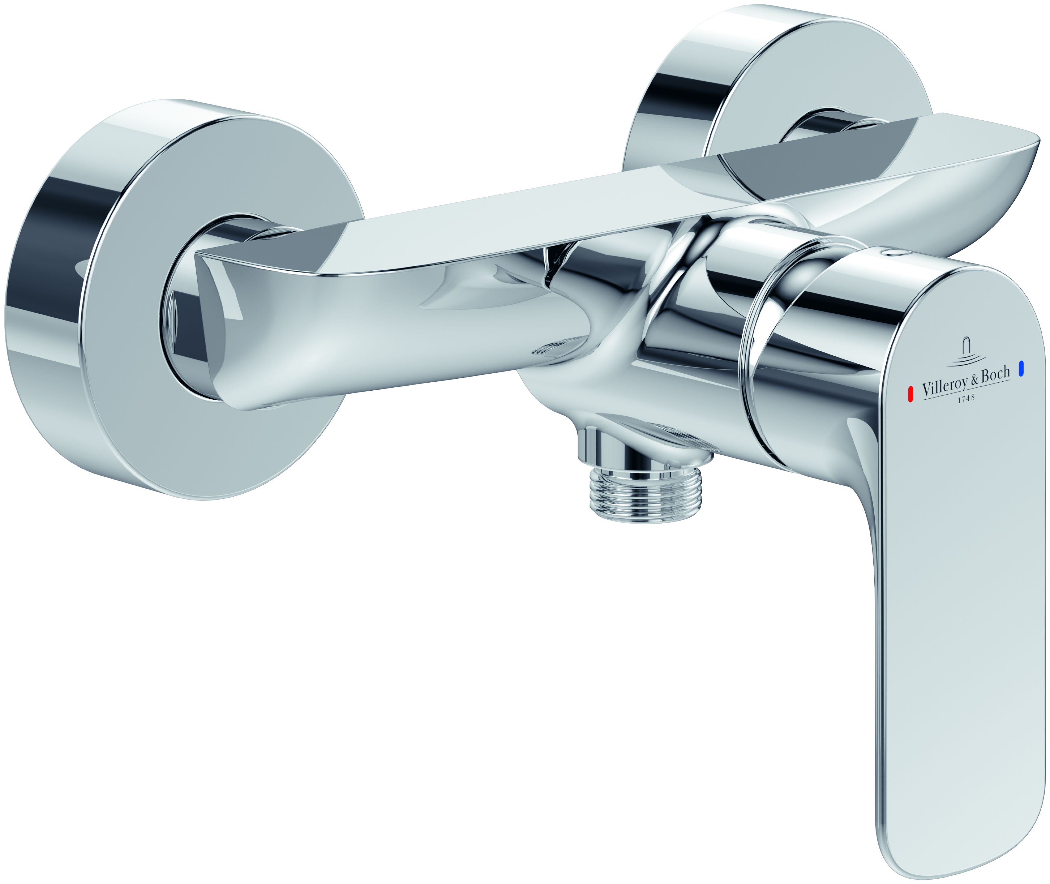 Darmowa Dostawa - Bateria prysznicowa ścienna chrom Villeroy & Boch O.Novo TVS10400100061