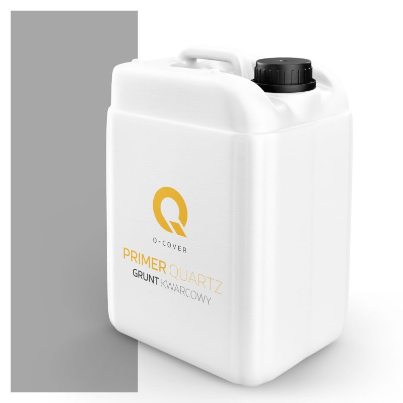 Grunt Kwarcowy pod Tynk Dekoracyjny Q-Cover Szary jasny D904 7.5KG