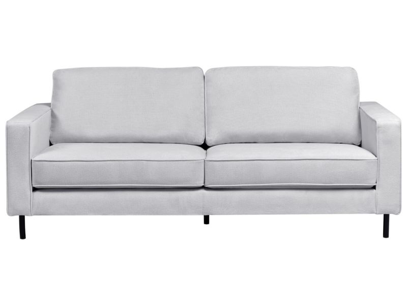 Sofa Savalen Jasnoszary dla 3 osób 1 szt.