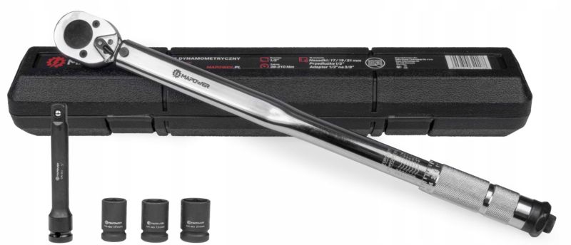Klucz dynamometryczny MAPOWER 1/2 28-210Nm crv 1 kpl.