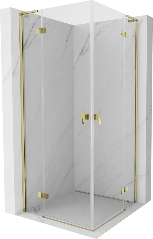 Kabina prysznicowa Mexen Mist-H L złota 100 x 100 cm 1 szt