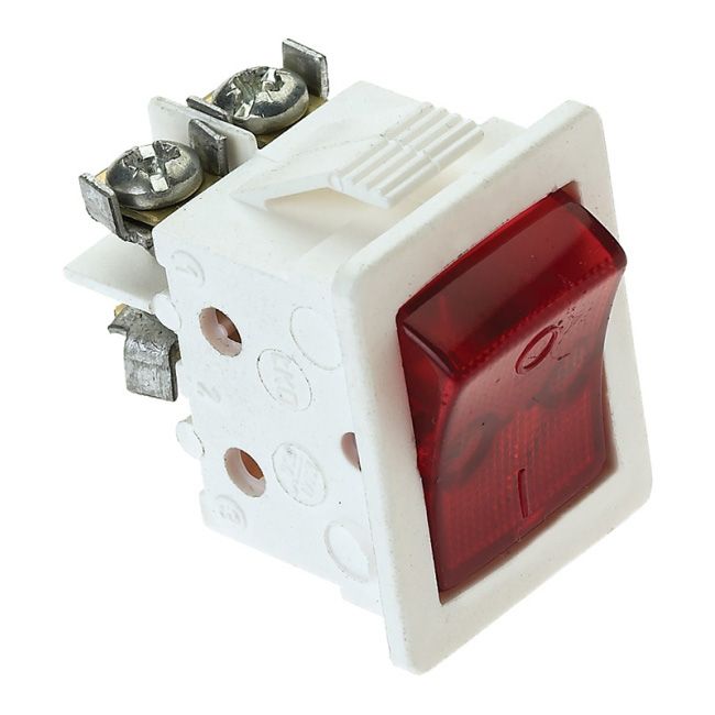 Przełącznik dwubiegunowy Elgotech podświetlany