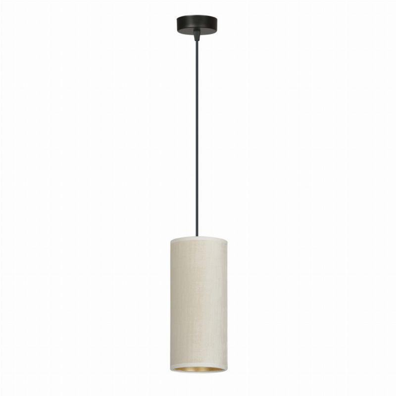 Lampa sufitowa Emibig Bente czarno-biała-złota wym: 100 x 10 x 10 cm 1xE27 x 15W 1 szt.