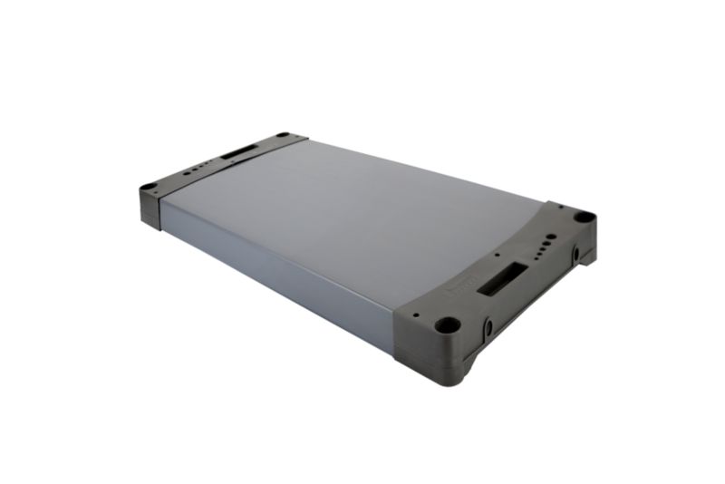 Półka do regału tytan MODO24 eco 97 proc. recyklingu 60 x 46 cm boczki szare 1 szt.