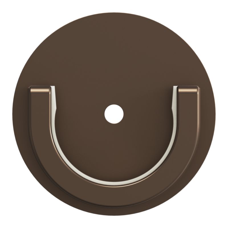 Wspornik ścienny wnękowy GoodHome Kozani 19/28 mm brązowy