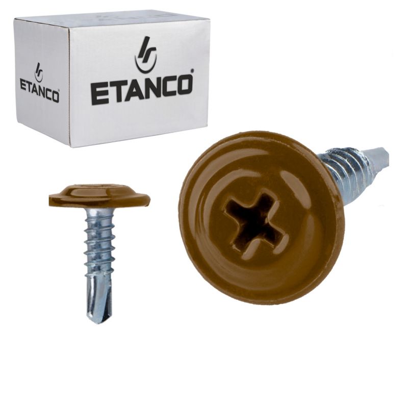 Łączniki montażowe Etanco GM-B malowane RAL 8003 samowiercące 4,2x16 mm 250szt