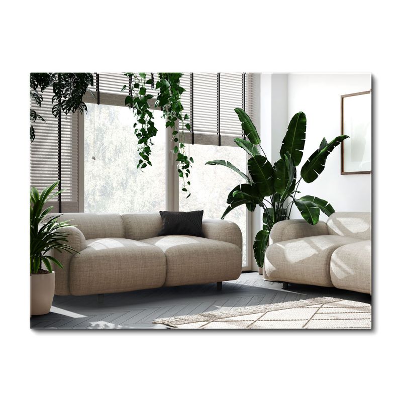 Lustro Do Sypialni Do Salonu Wallfluent 80 cm x 60 cm Prostokątne 1 szt.