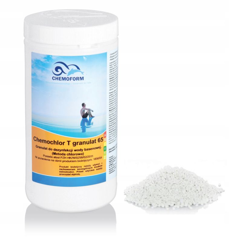 Chemia basenowa, Pool Systems, Chemoform , Chlor, Chemochlor T Granulat 65, 1Kg
