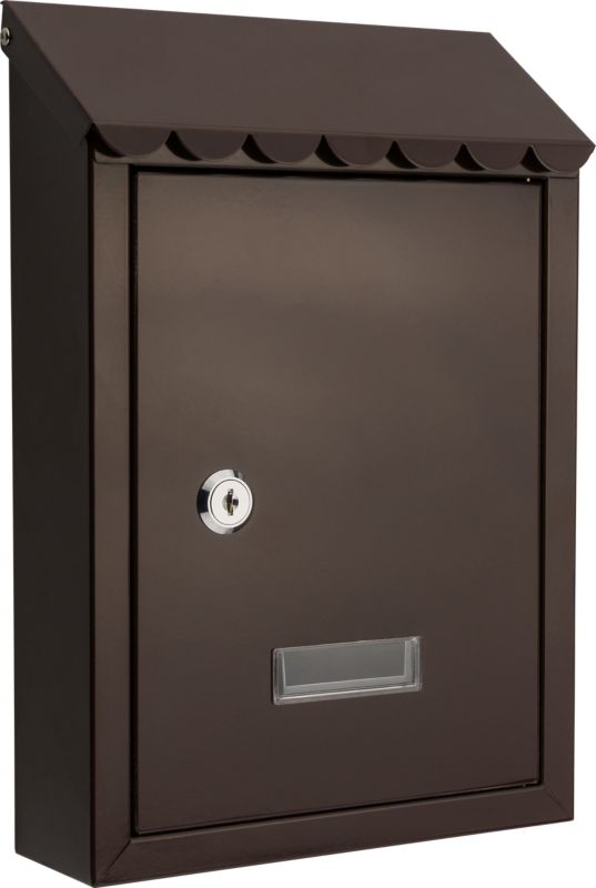 Skrzynka na listy Stahl Tasos brązowa