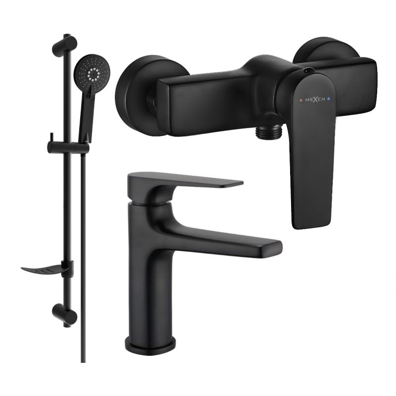 Zestaw prysznicowy Mexen Lynx czarny 745904DF40-70 1 szt.