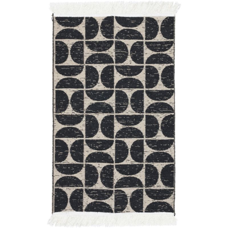 Dywan Kilim Modern Pure 60x120 cm e-floor Pure czarny 1 szt