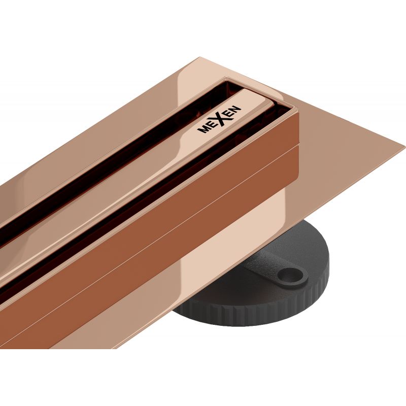 Odpływ liniowy Mexen Flat 360 różowe złoto 110 cm 1 szt.
