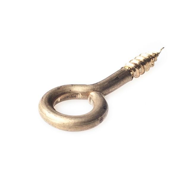Wkręt oczkowy 20 x 8 mm mosiądz 1 szt.