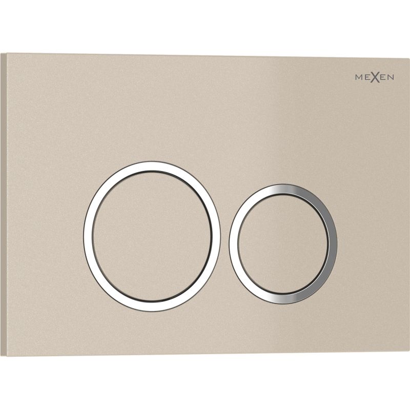 Przycisk spłukujący Mexen Tex 01 beżowy 1 szt.
